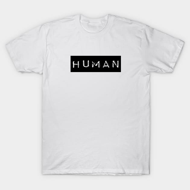 Human Label T-Shirt by euheincaio